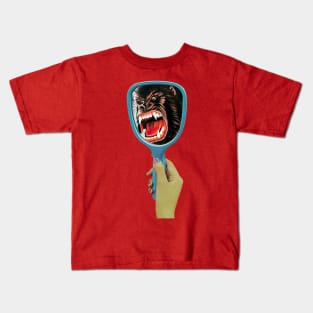 MIRROR GORILLA Kids T-Shirt